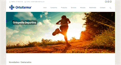 Desktop Screenshot of ortofarma.com