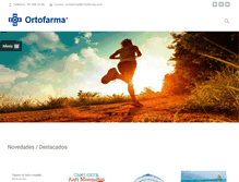 Tablet Screenshot of ortofarma.com